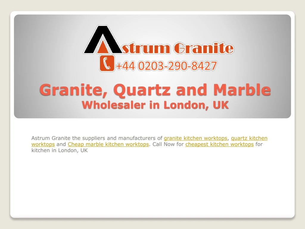 granite quartz and marble wholesaler in london uk