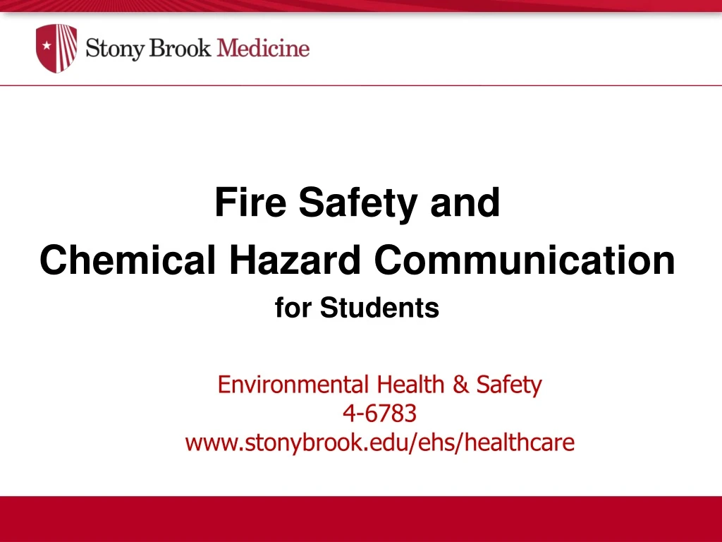 environmental health safety 4 6783 www stonybrook edu ehs healthcare