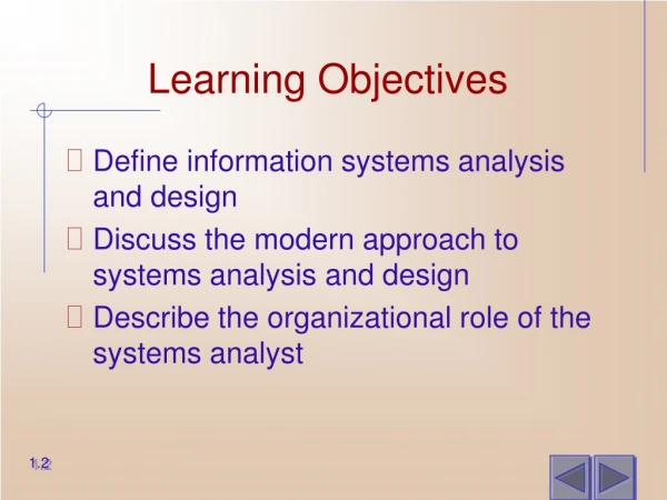 Learning Objectives