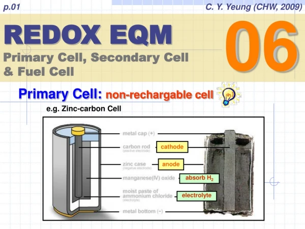 REDOX EQM Primary Cell, Secondary Cell &amp; Fuel Cell