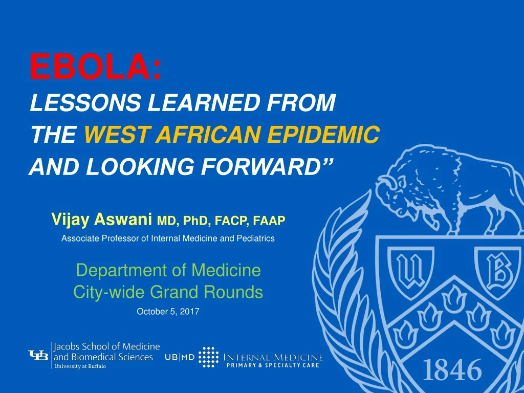 ebola lessons learned from the west african epidemic and looking forward