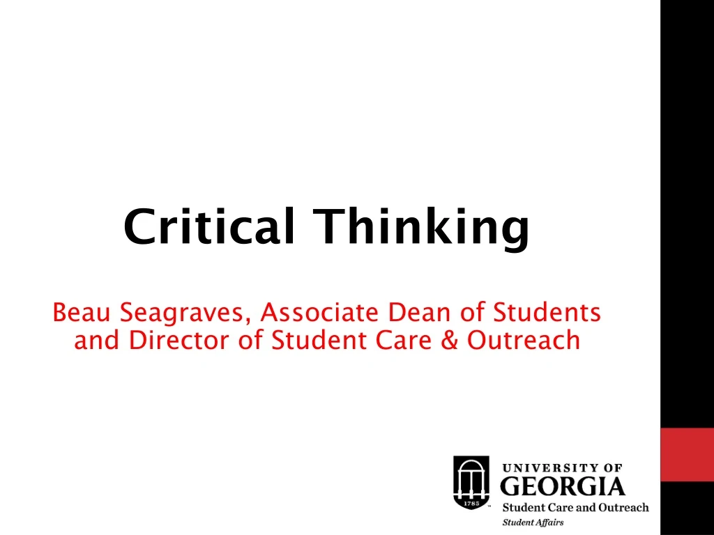 critical thinking