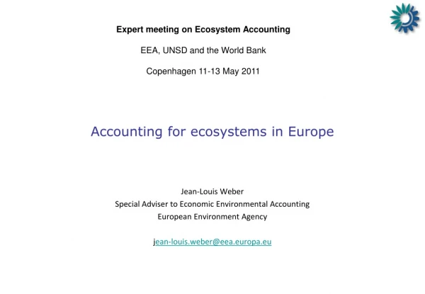 Accounting for ecosystems in Europe