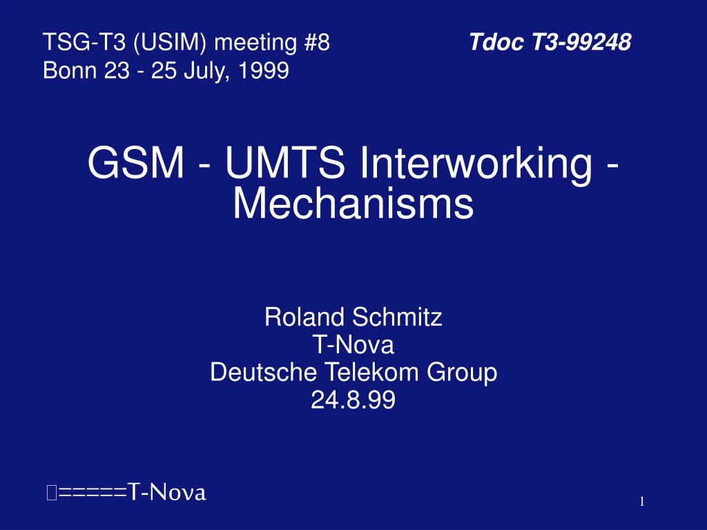 gsm umts interworking mechanisms