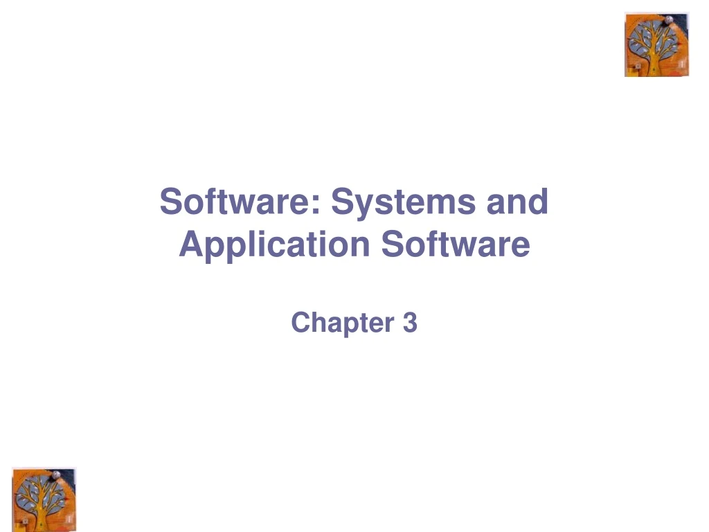 software systems and application software