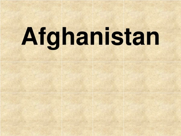 Afghanistan