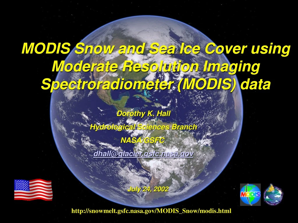 modis snow and sea ice cover using moderate