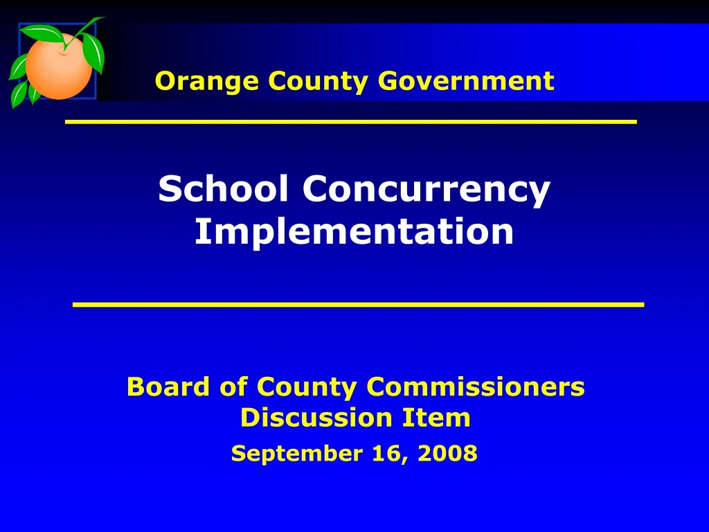 orange county government