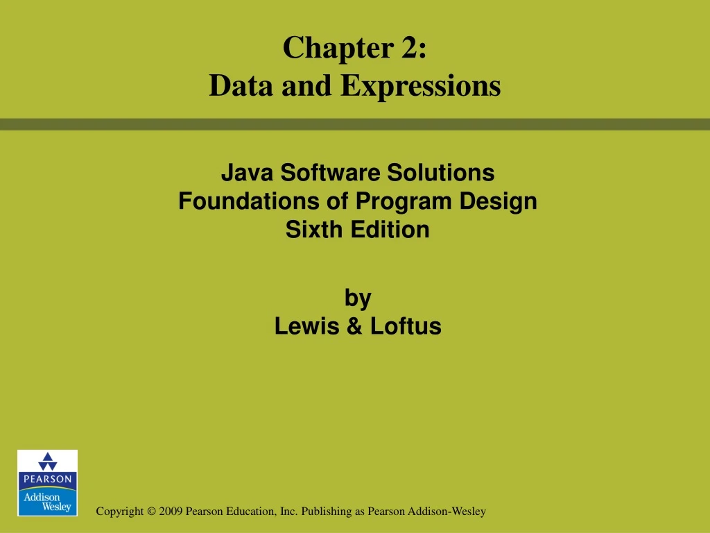 chapter 2 data and expressions