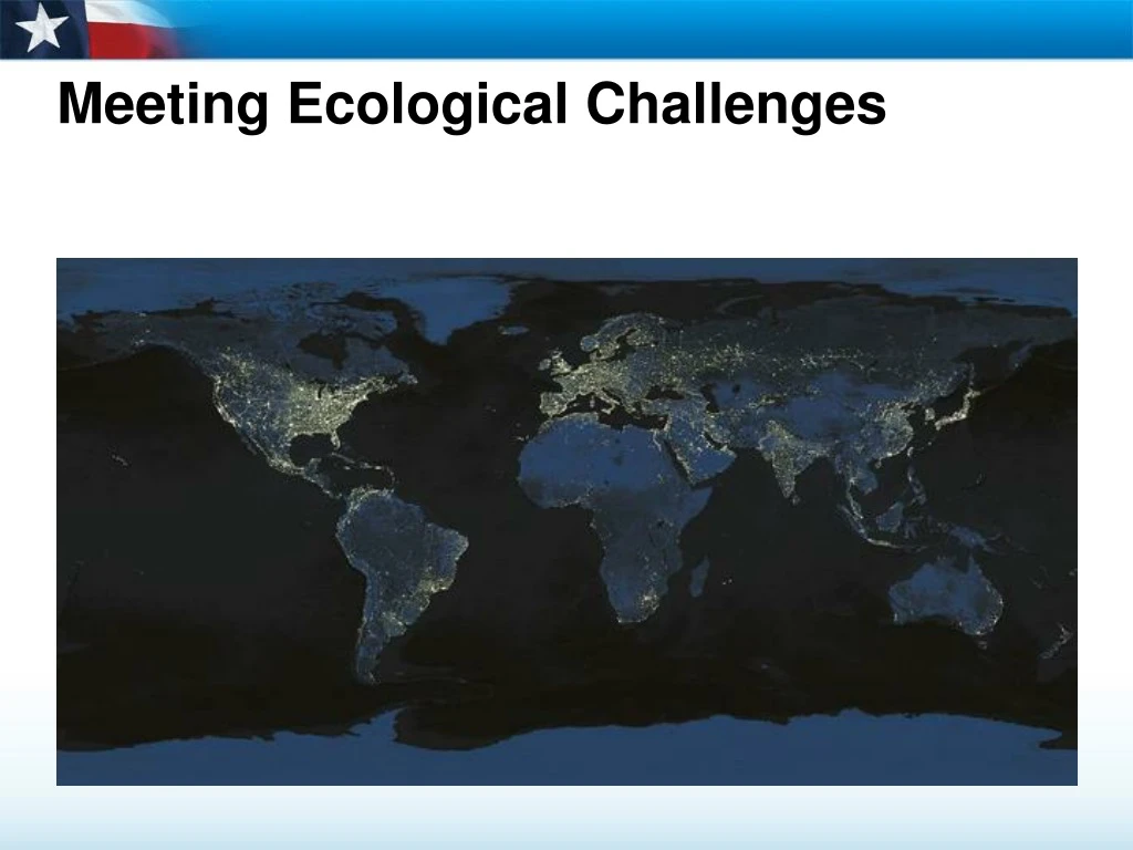 meeting ecological challenges