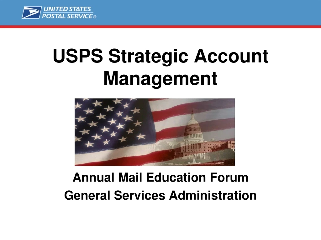 usps strategic account management