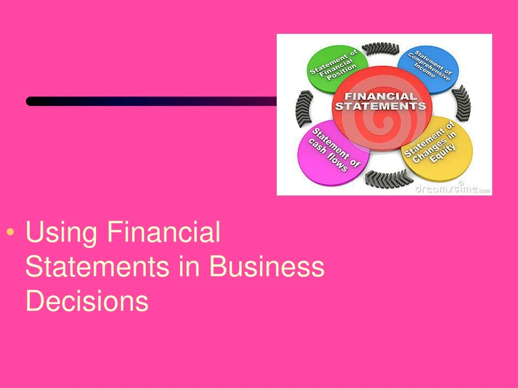 using financial statements in business decisions