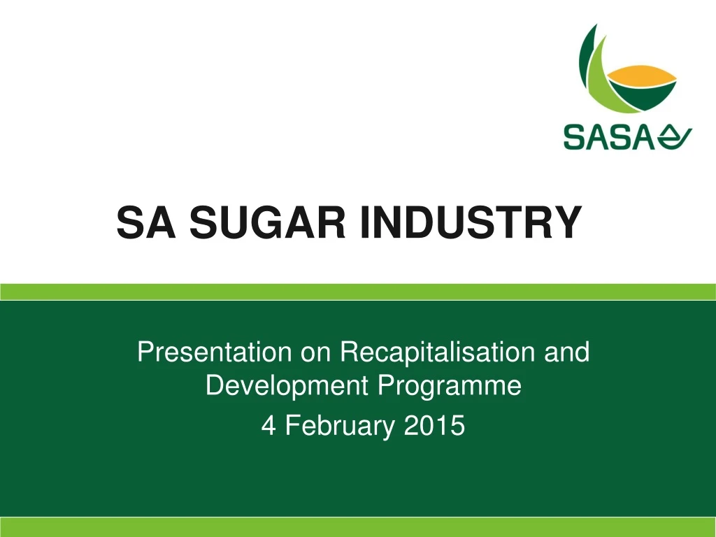 sa sugar industry