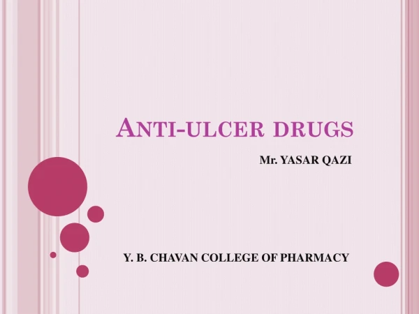 Anti-ulcer drugs