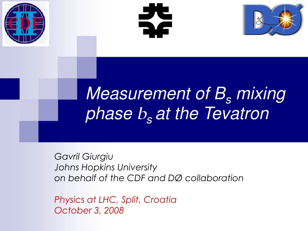 measurement of b s mixing phase b s at the tevatron