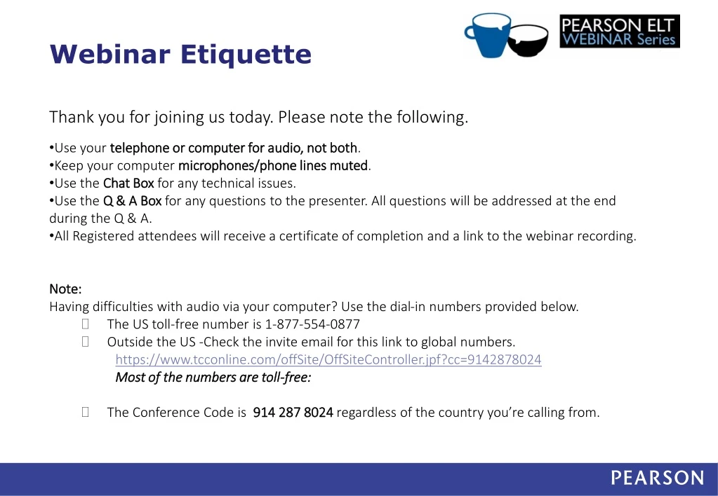 webinar etiquette