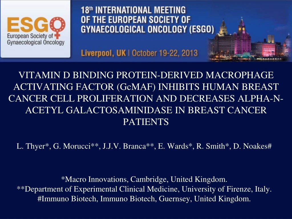 vitamin d binding protein derived macrophage