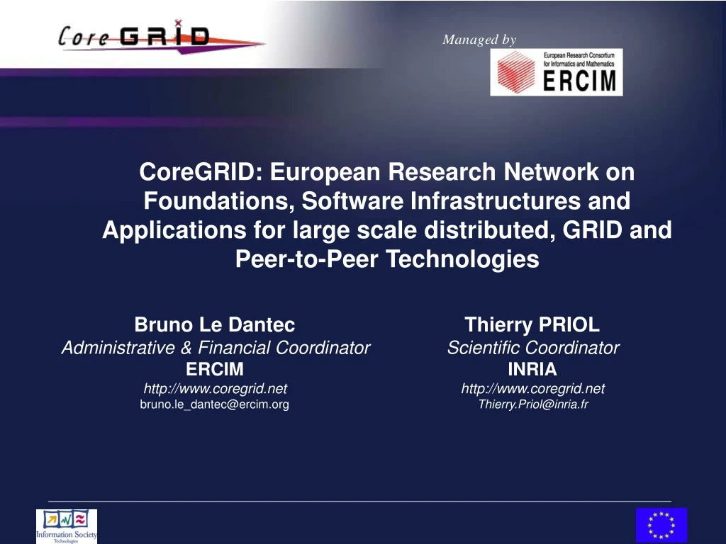 coregrid european research network on foundations