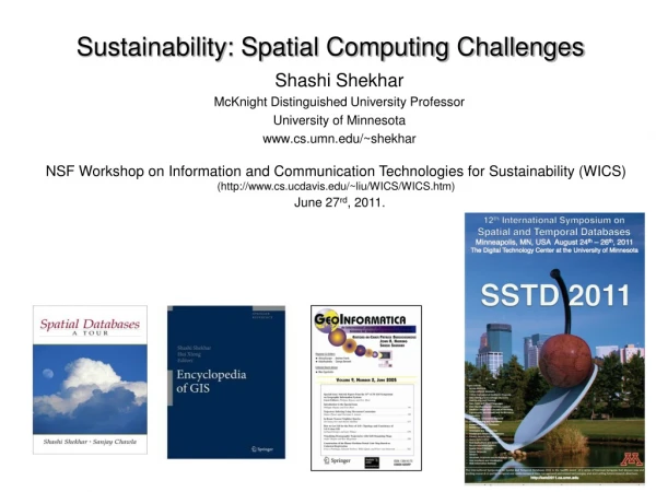 Sustainability: Spatial Computing Challenges