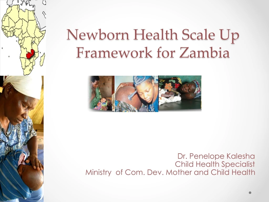 newborn health scale up framework for zambia