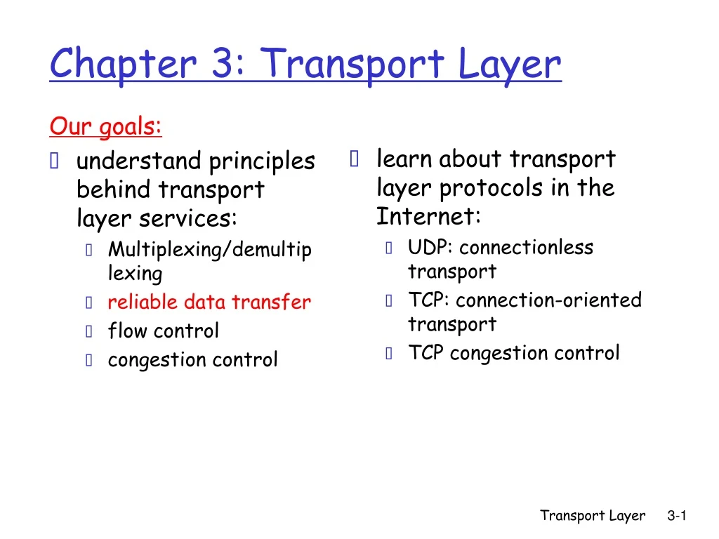 chapter 3 transport layer