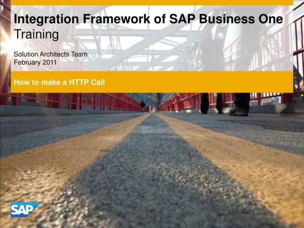Integration Framework of SAP Business One Training