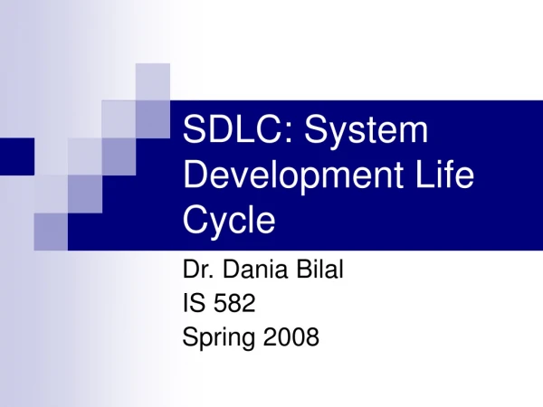 SDLC: System Development Life Cycle