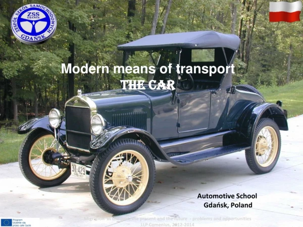Modern means of transport The Car