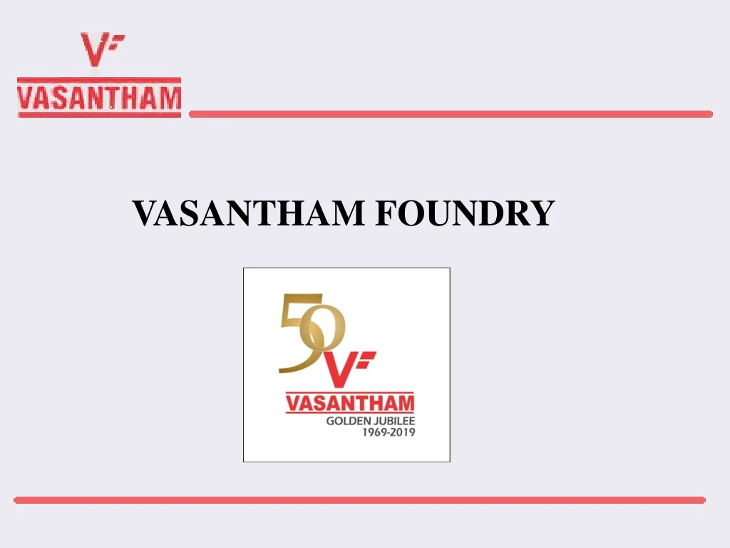 vasantham foundry