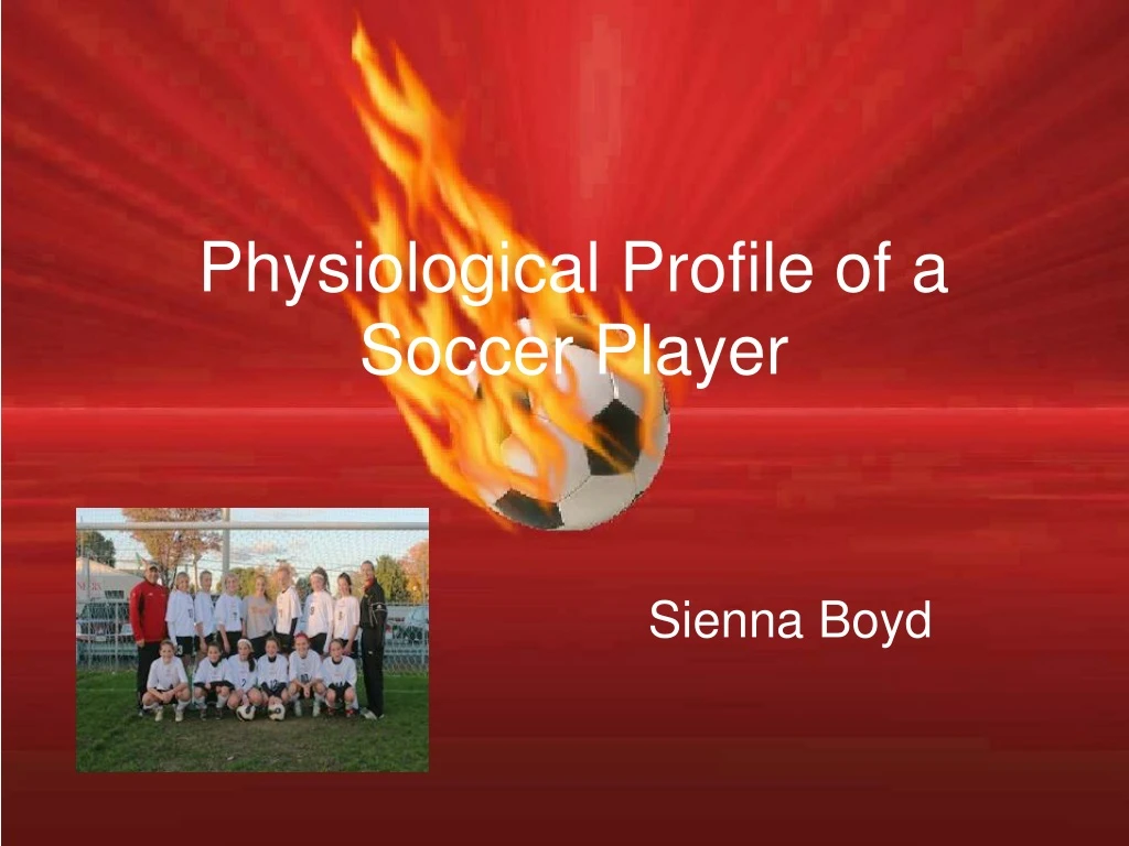 physiological profile of a soccer player