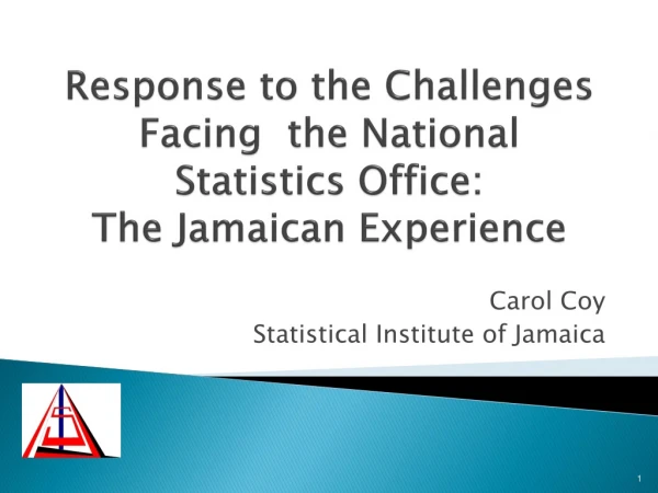 Response to the Challenges Facing  the National Statistics Office:  The Jamaican Experience