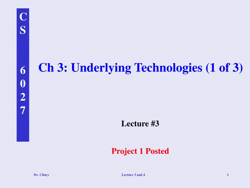 ch 3 underlying technologies 1 of 3
