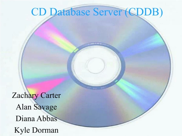 CD Database Server (CDDB)