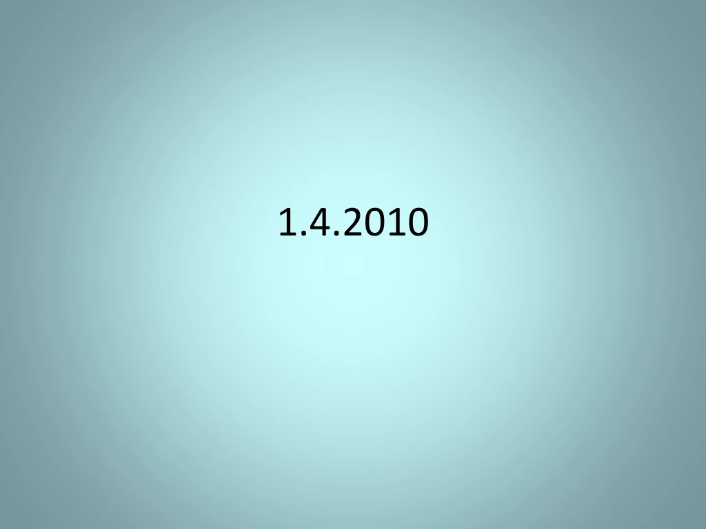 1 4 2010