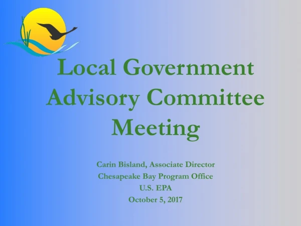 Local Government Advisory Committee Meeting