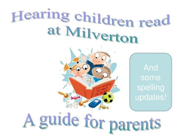 Hearing children read  at Milverton