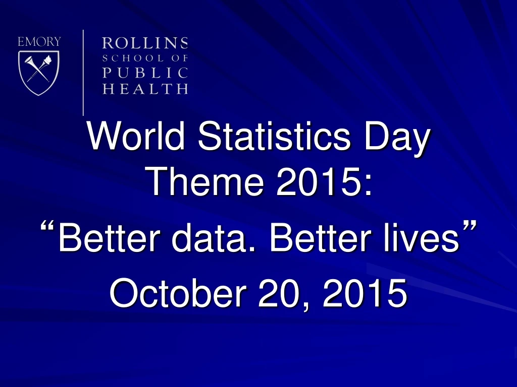 world statistics day
