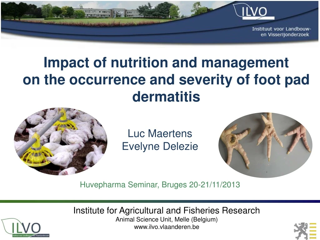 impact of nutrition and management