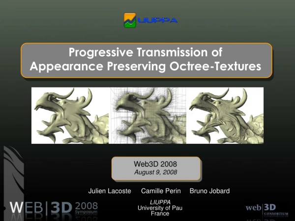 Progressive Transmission of Appearance Preserving Octree-Textures