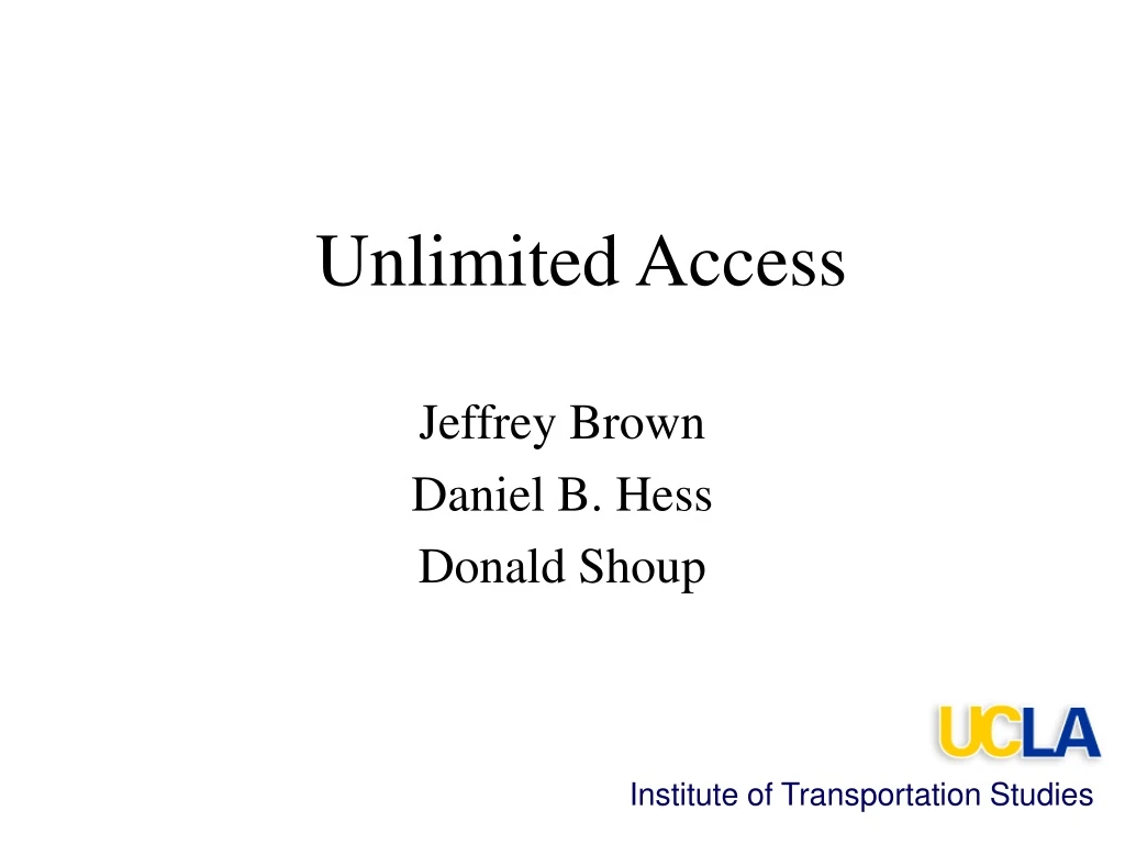 unlimited access
