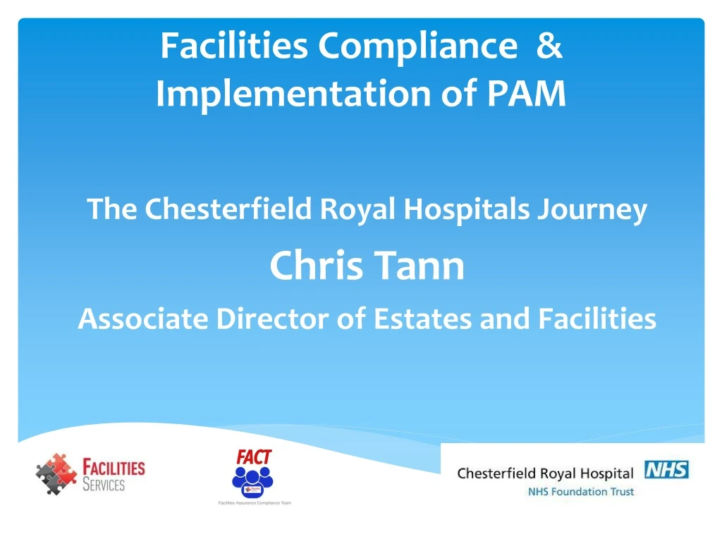 facilities compliance implementation of pam