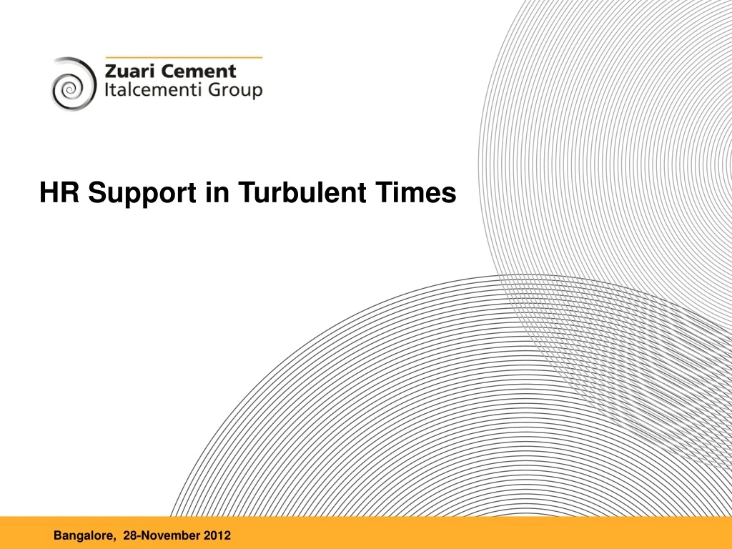 hr support in turbulent times