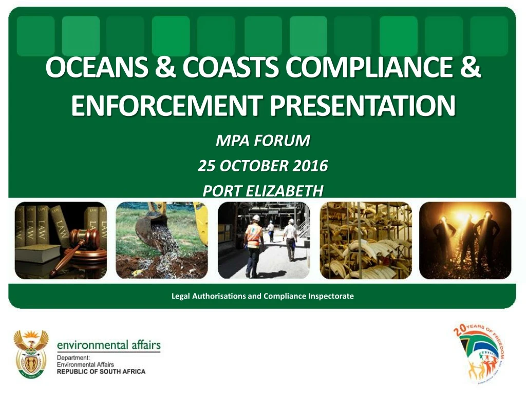 oceans coasts compliance enforcement presentation