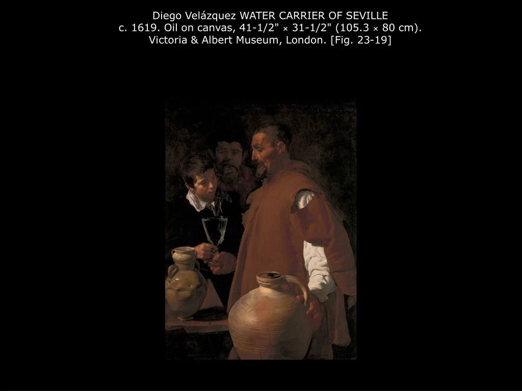 diego vel zquez water carrier of seville c 1619