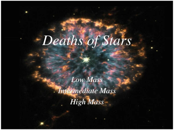 Deaths of Stars