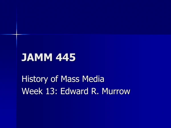 JAMM 445