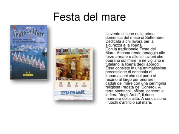 Festa del mare