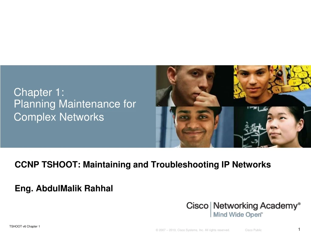 chapter 1 planning maintenance for complex networks