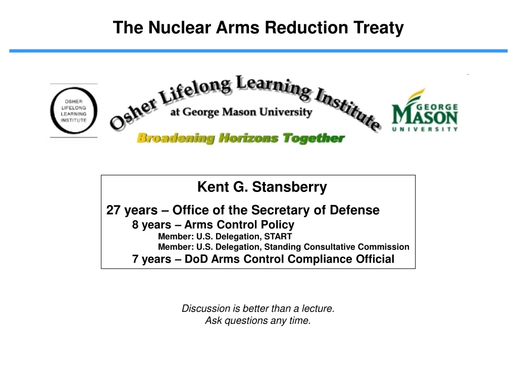 the nuclear arms reduction treaty