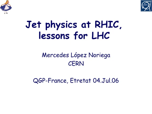 Jet physics at RHIC, lessons for LHC